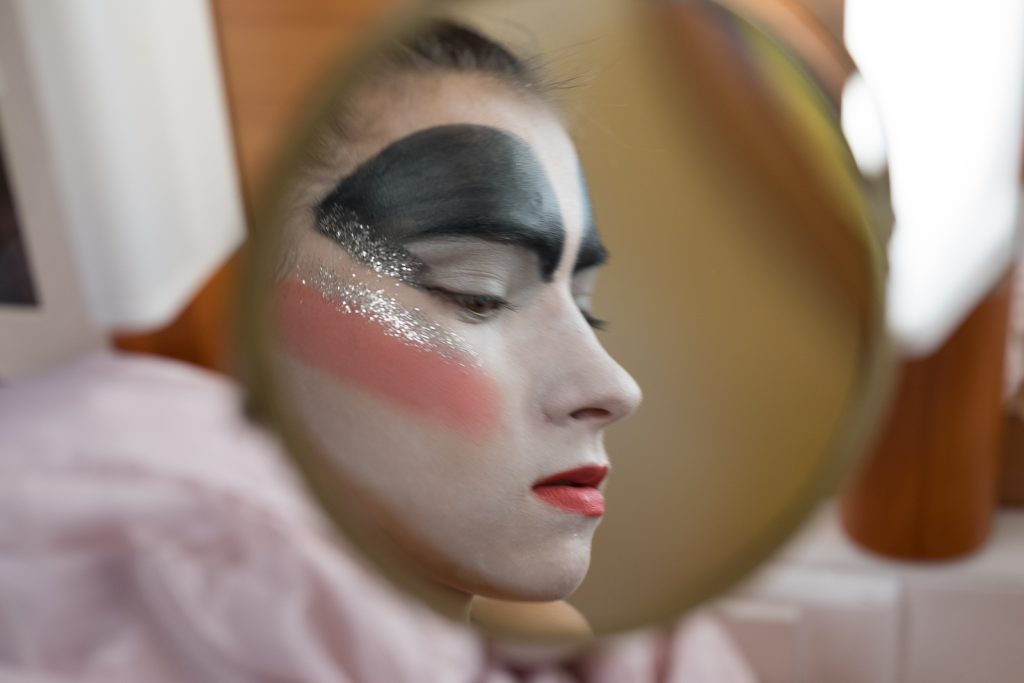 teatr dla dzieci w poznaniu makijaż sceniczny makeup Szkoła Baletowa Anny Niedźwiedź